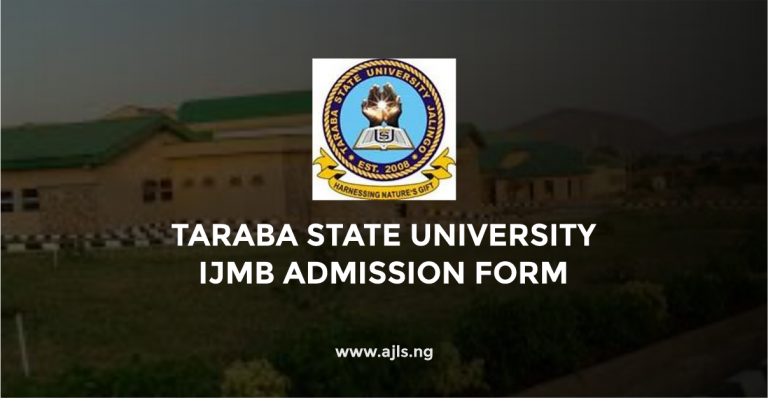 Taraba State University IJMB Admission Form