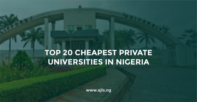 Cheapest Private Universities in Nigeria