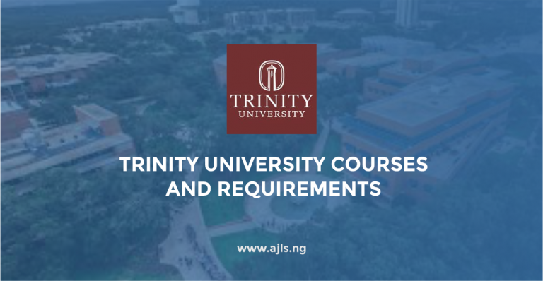 Trinity University Courses and Requirements