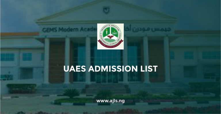 UAES Admission List