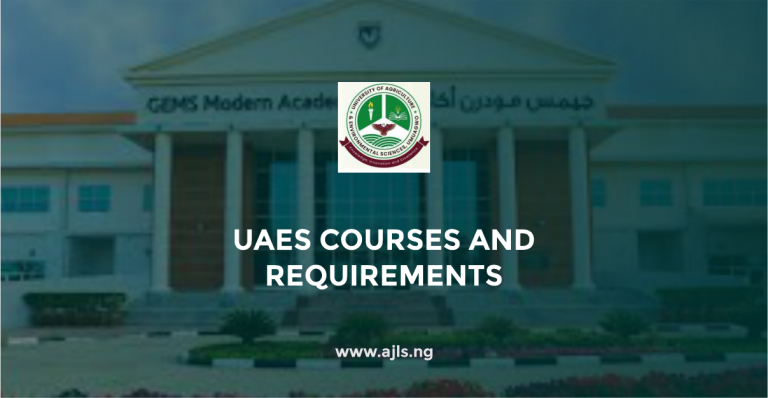 UAES Courses and Requirements