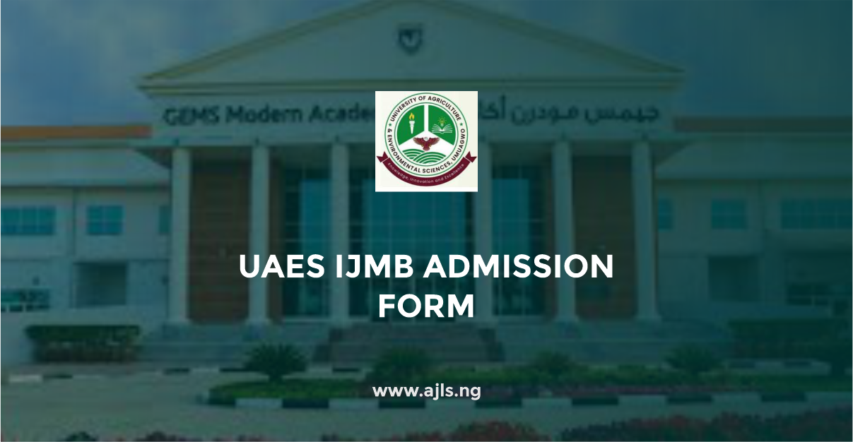 UAES IJMB Admission Form