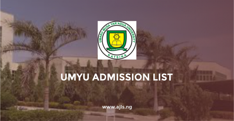 UMYU Admission List