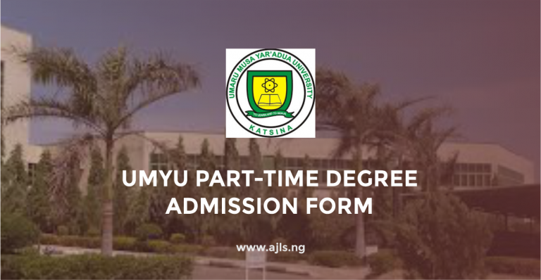 UMYU Part-Time Degree Admission Form