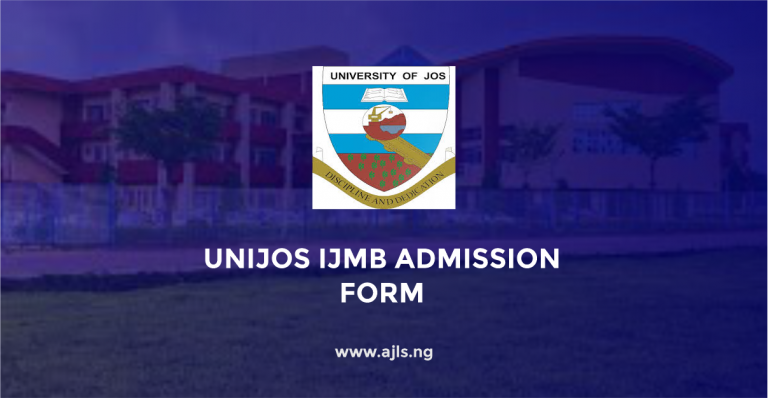 UNIJOS IJMB Admission Form