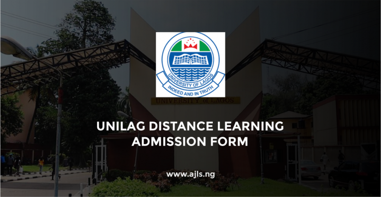 UNILAG Distance Learning Admission Form