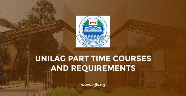 UNILAG Part-Time Courses And Requirements