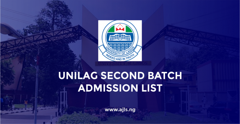 UNILAG Second Batch Admission List