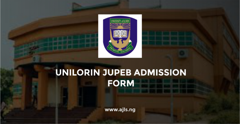 UNILORIN JUPEB Admission Form