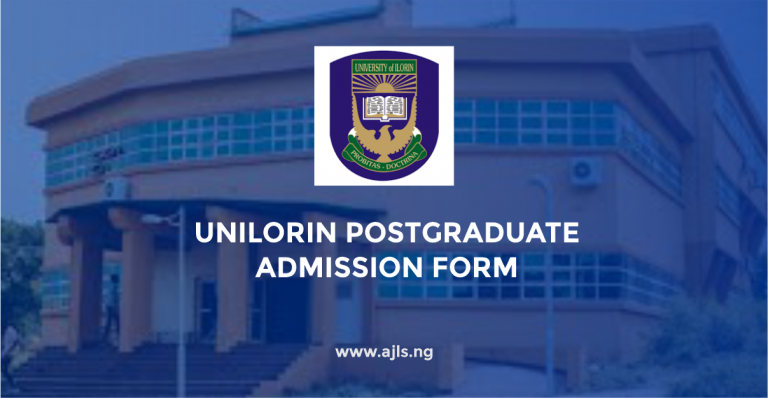 UNILORIN Postgraduate Admission Form