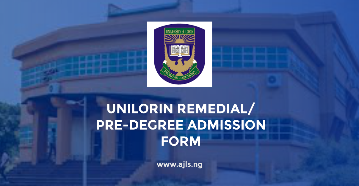 UNILORIN Remedial/Pre-Degree Admission Form