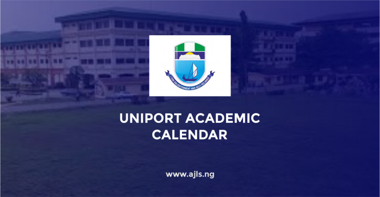 UNIPORT Academic Calendar