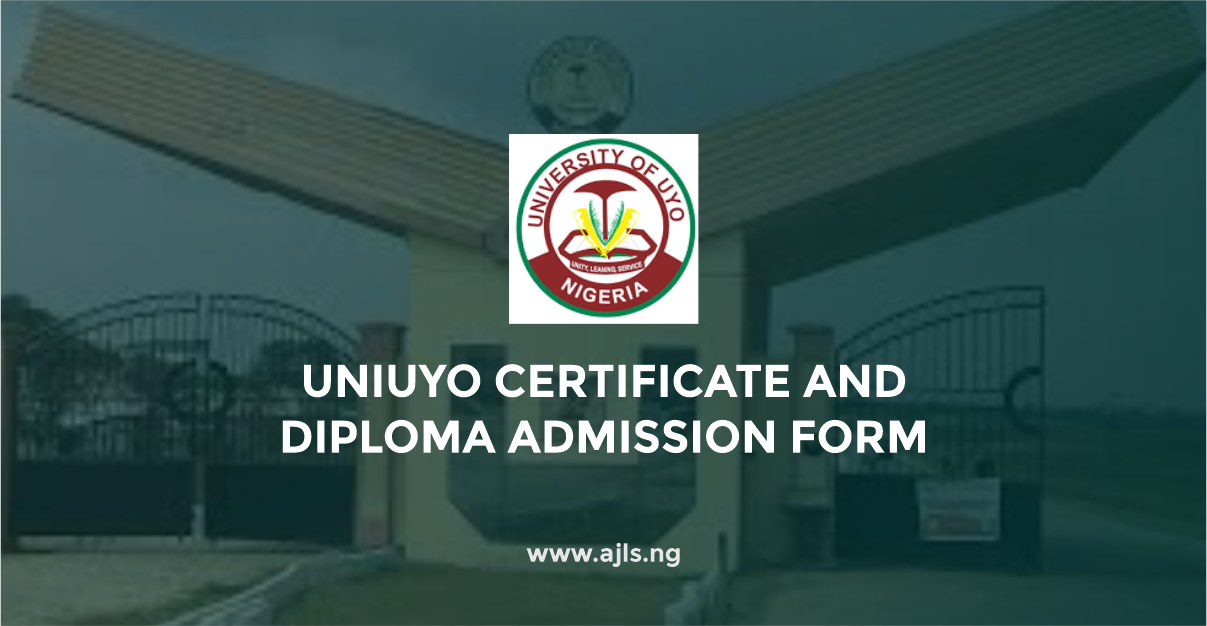 UNIUYO Certificate and Diploma Admission Form