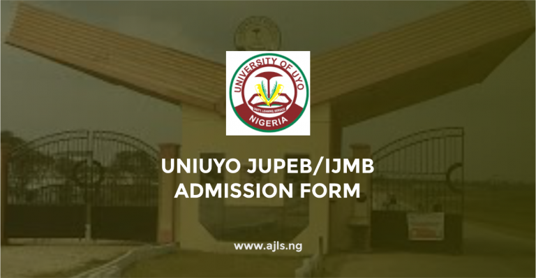 UNIUYO JUPEB/IJMB Admission Form