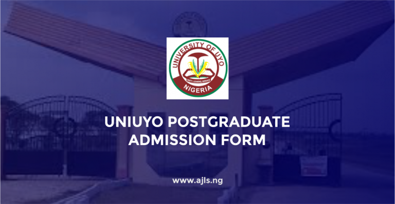 UNIUYO Postgraduate Admission Form