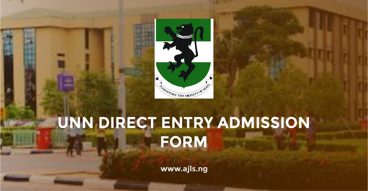 UNN Direct Entry Admission Form