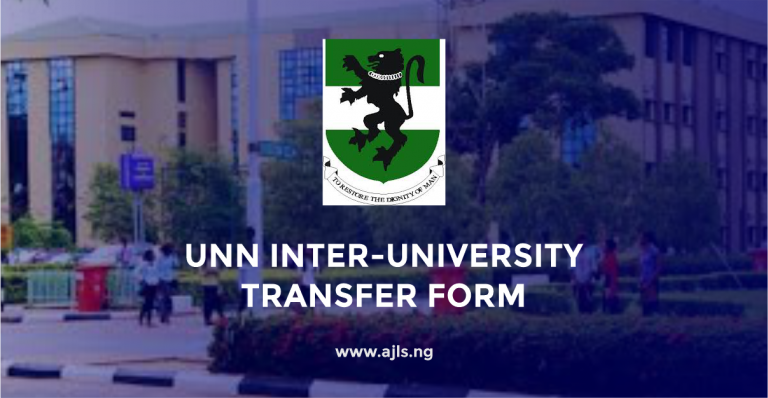 UNN Inter-University Transfer Form
