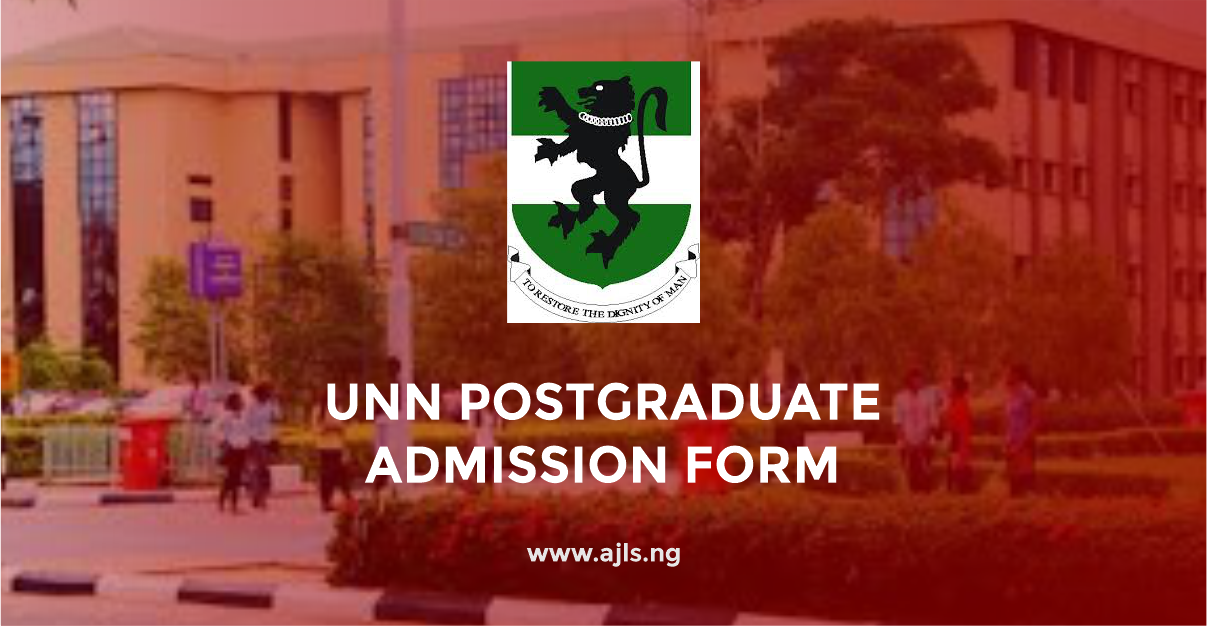 UNN Postgraduate Admission Form