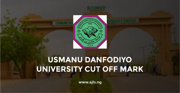 Usmanu Danfodiyo University Cut Off Mark