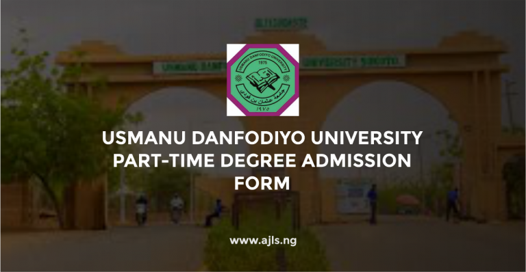 UDUSOK Part-Time Degree Admission Form