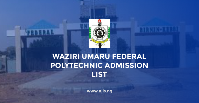 Waziri Umaru Federal Polytechnic Admission List