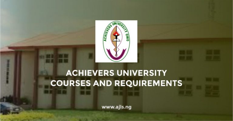 Achievers University Courses and Requirements