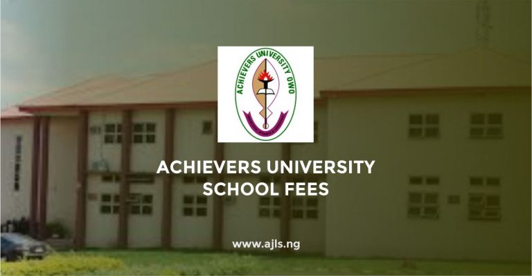 Achievers University School Fees