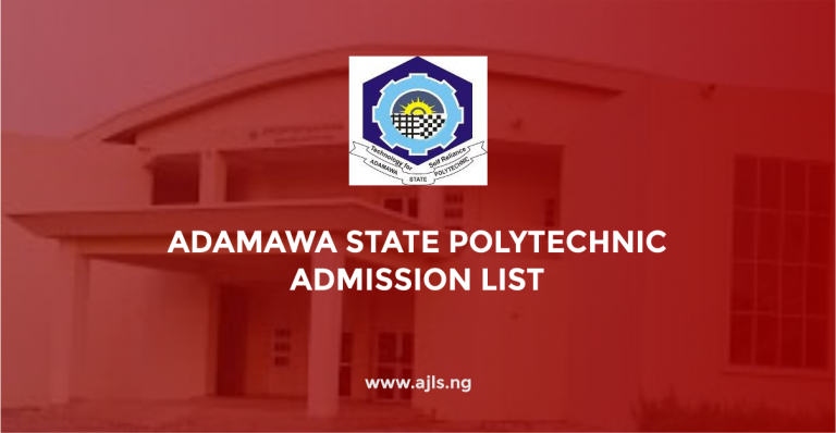 Adamawa State Polytechnic Admission List