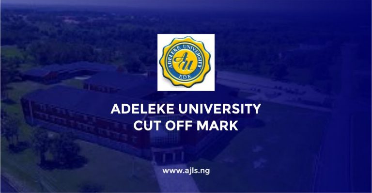 Adeleke University Cut-Off Mark
