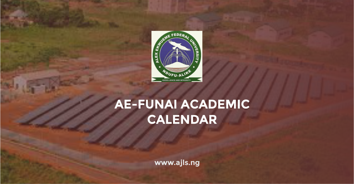 AE-FUNAI Academic Calendar