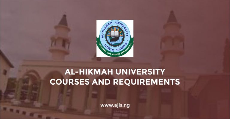 Al-Hikmah University Courses and Requirements