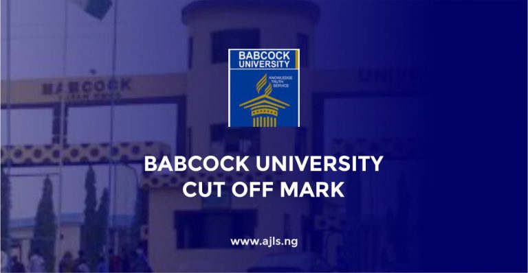 Babcock University Cut Off Mark