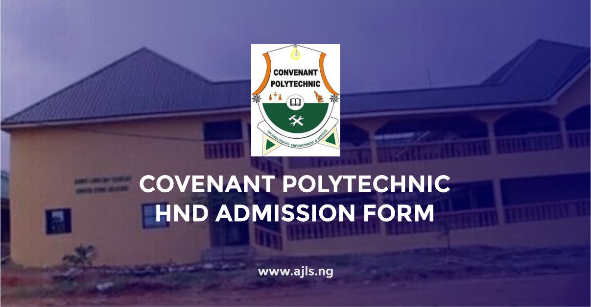 Covenant Polytechnic HND Admission Form
