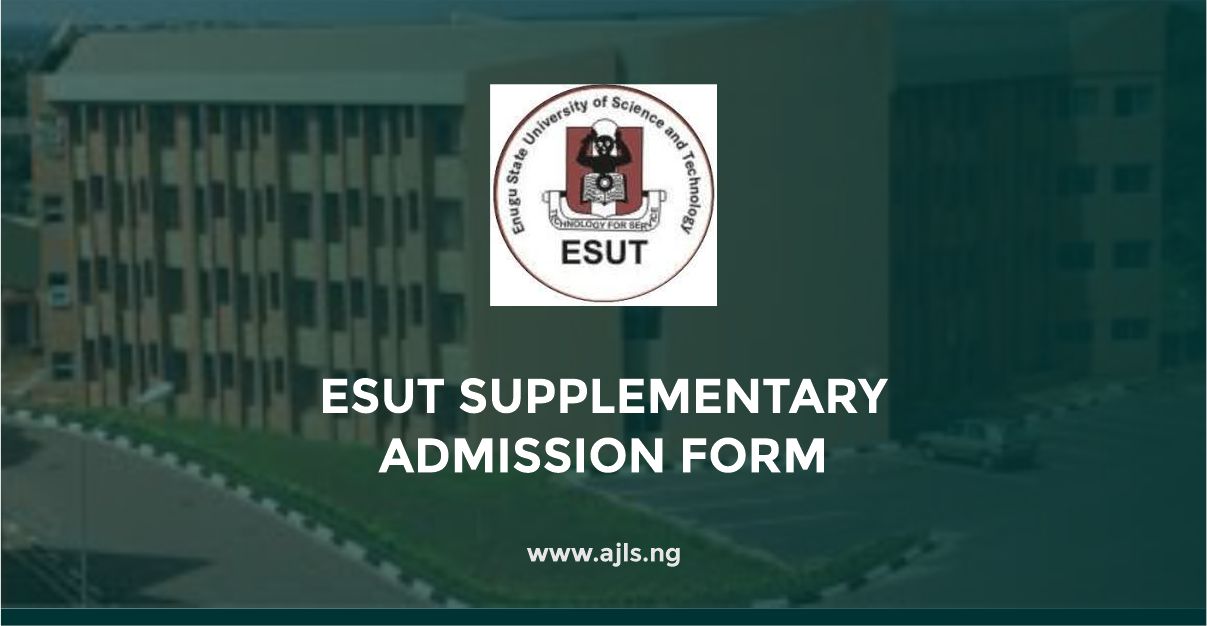 ESUT Supplementary Admission Form
