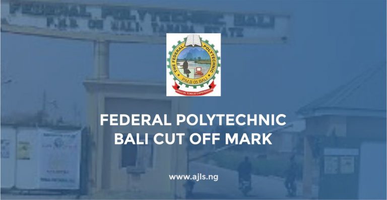 Federal Polytechnic Bali Cut Off Mark