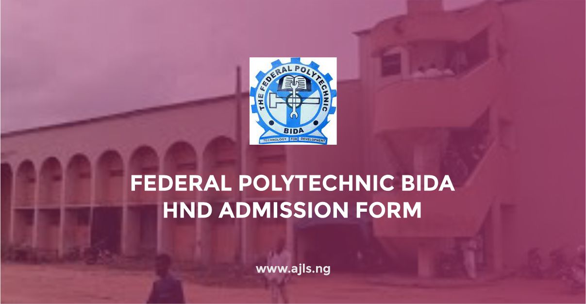 Federal Polytechnic Bida HND Admission Form