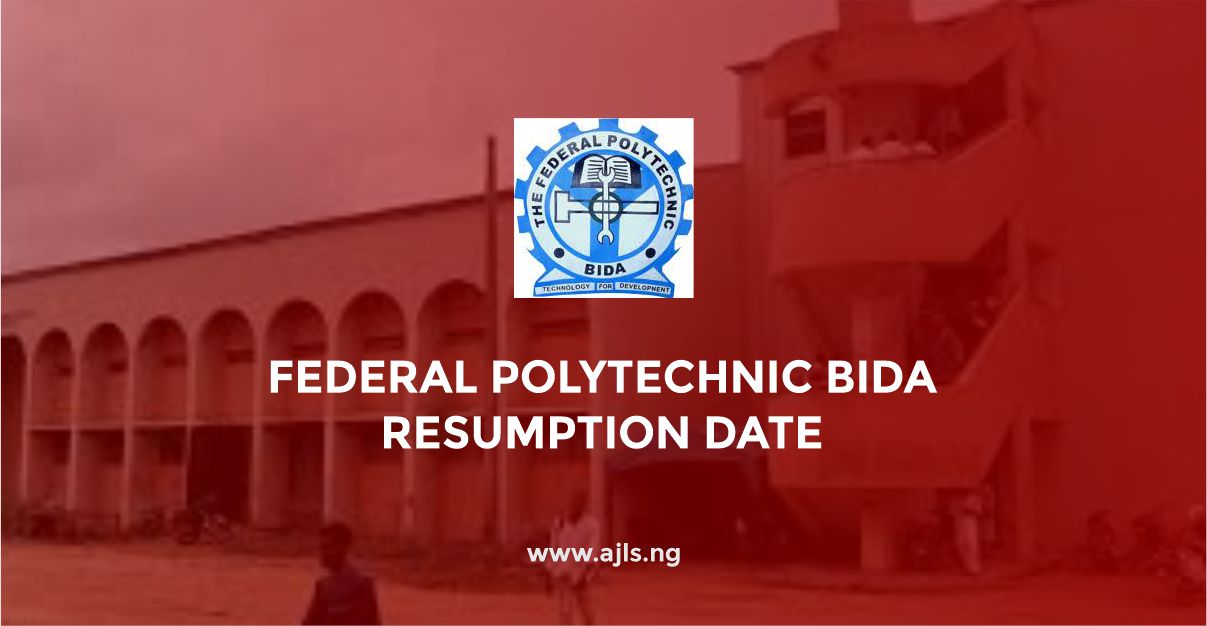 Federal Polytechnic Bida Resumption Date