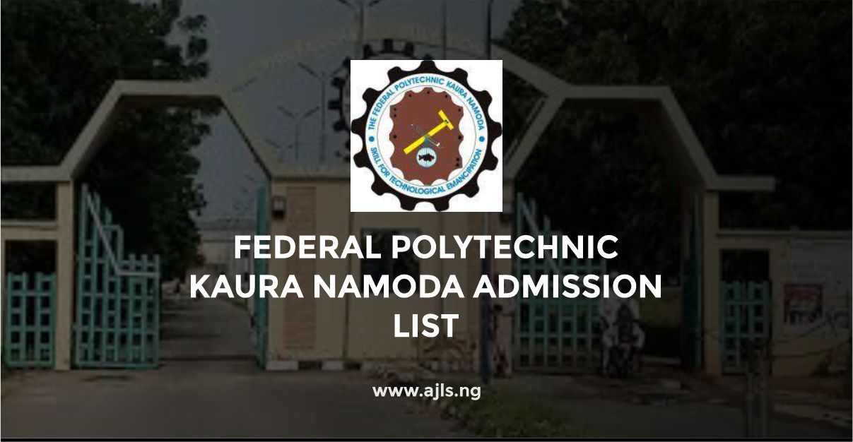 Federal Polytechnic Kaura Namoda Admission List