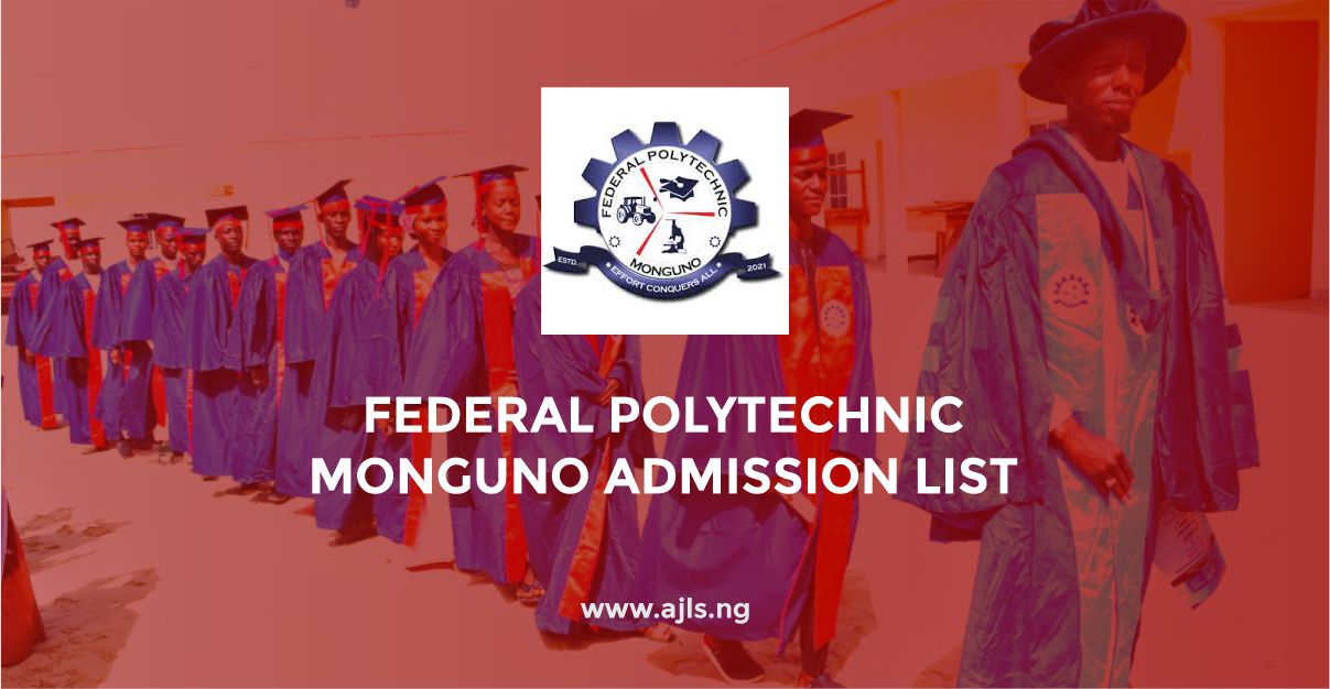 Federal Polytechnic Monguno Admission List