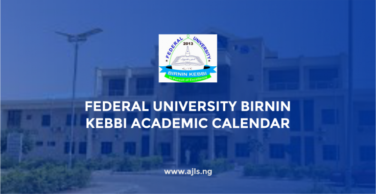 Federal University Birnin-Kebbi Academic Calendar