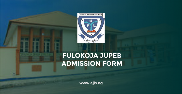 FULOKOJA JUPEB Admission Form