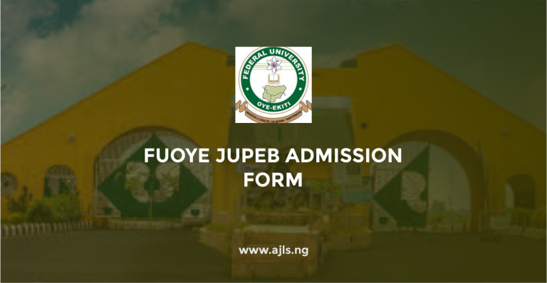 FUOYE JUPEB Admission Form