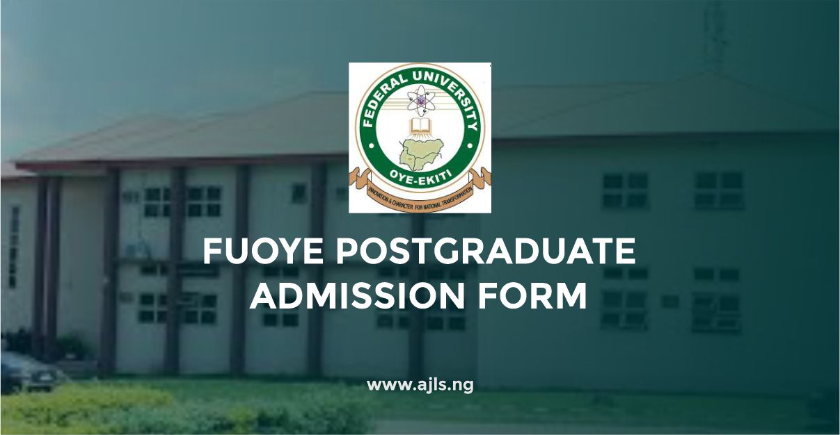 FUOYE Postgraduate Admission Form