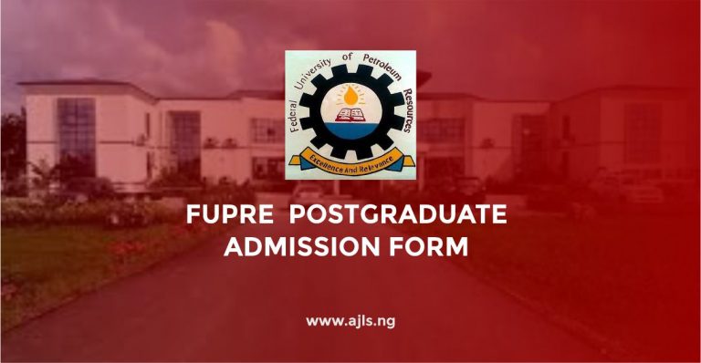 FUPRE Postgraduate Admission Form