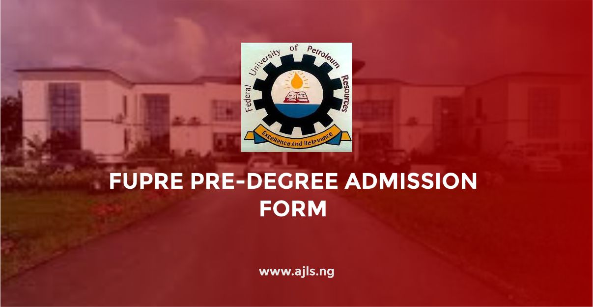 FUPRE Pre-Degree Admission Form