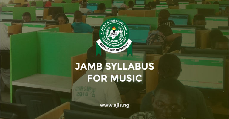 JAMB Syllabus for Music
