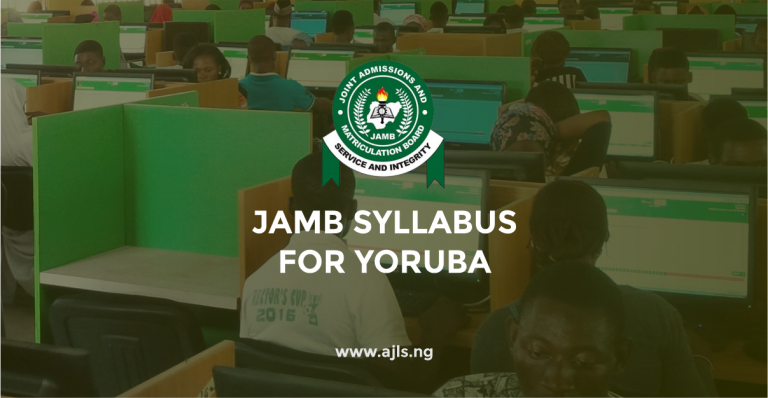 JAMB Syllabus for Yoruba