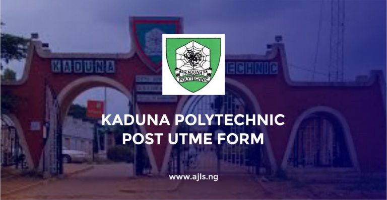 Kaduna Polytechnic Post UTME Form
