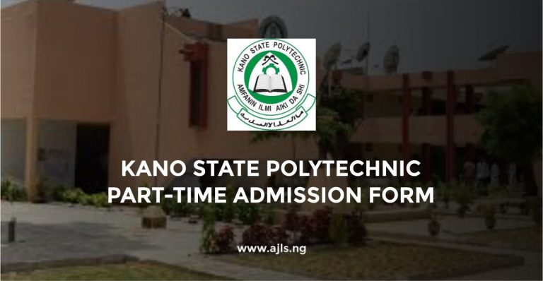 Kano State Polytechnic Part-Time Admission Form