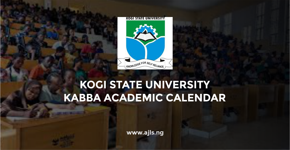 Kogi State University Kabba Academic Calendar